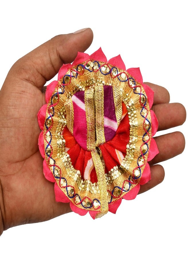 AARGKRAFT فستان AARGKRAFT Fancy 0 مقاس Laddu Gopal/Kanha ji/Thakur Ji/Bal Krishna بوشاك، زي عرقي مصنوع يدويًا لجانماشتامي وبوجا والمهرجانات (عبوة من 12 بوشاك) - Image 4